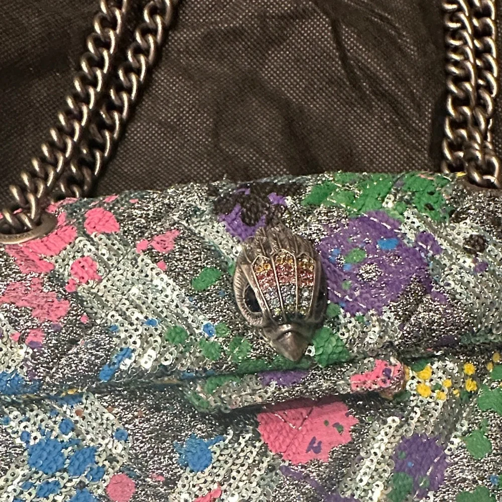 Kurt Geiger Multicolor Sequin Shoulder Bag - Picture 7 of 7